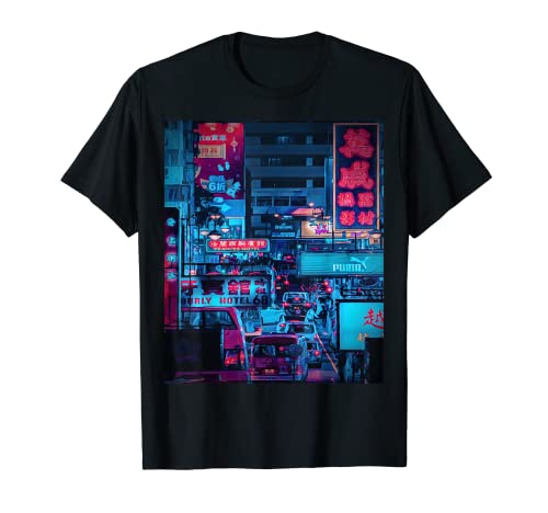 Cyberpunk Clothing, Hong Kong Cyberpunk Cyberpunk Streetwear T-Shirt