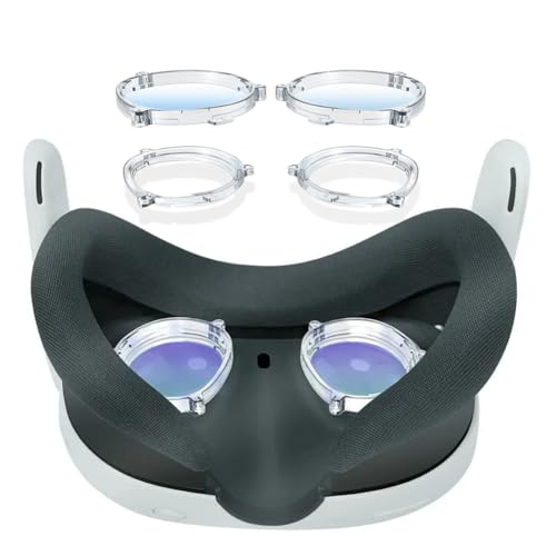 sikiwind Magnetic Glasses Spacer Protector Compatible with Meta Quest 3 Accessories Glasses Lens Insert Anti-Scratch Ring Glasses for Meta/Oculus Quest 3 for Meta Quest3