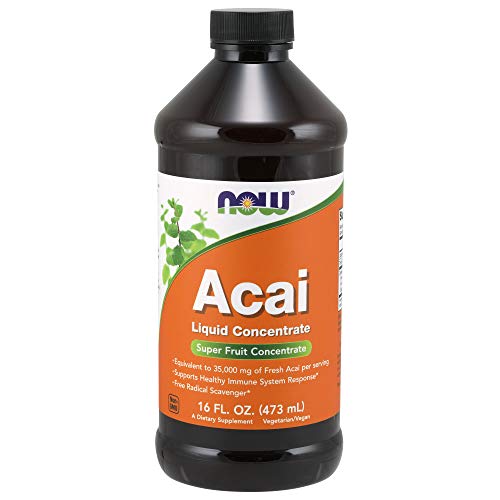 NOW Supplements, Acai Liquid, Supports Healthy Immune System Response*, Super Fruit Concentrate, 16-Ounce