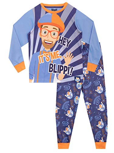 Blippi Pajamas | Long Sleeve Boys Pjs | Kids Pajama Set | Boys' Sleepwear Blue 4