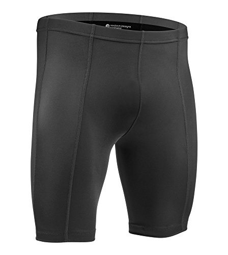 AERO|TECH|DESIGNS | Men's Pro Compression Shorts | Black Spandex Unpadded Shorts | Large
