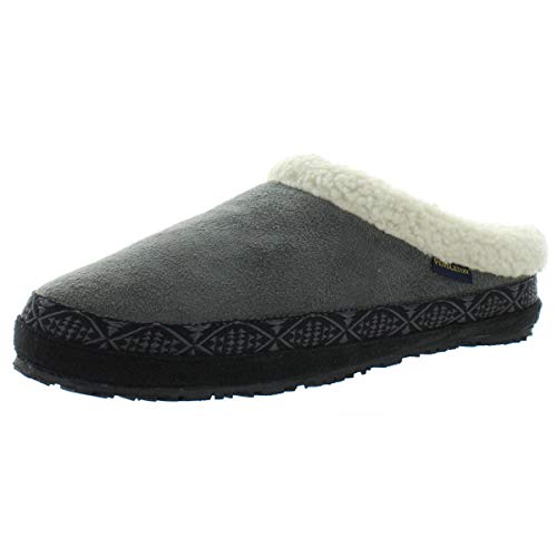 Pendleton Women's Dormer Mule Slipper Washable Microsuede Steel Gray, 10