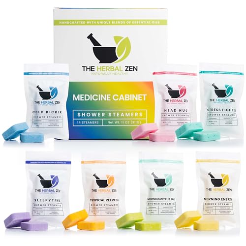Variety Pack Shower Steamers with Essential Oils - Shower Bombs Made in the USA - Aromatherapy Shower Steamers Gift Set - Shower Steamers for Women - Shower Tablets Aromatherapy
