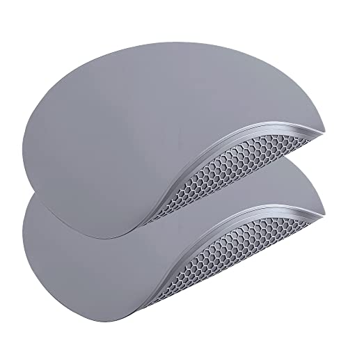 To encounter Silicone Microwave Mat - Round 12' x 12' - Set of 2 Heat Resistant Multifunctional Mat, Splatter Guard, Trivet, Hot Pad, Pot Holder