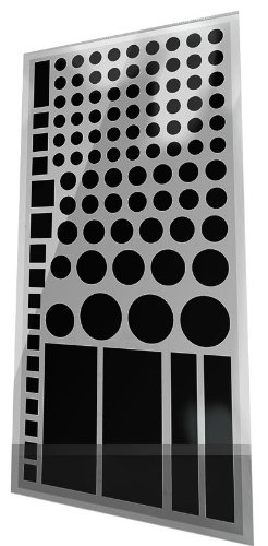 LightDims Black Out Edition - Light Blocking LED Covers/Light Dimming Sheets for Routers, Electronics and Appliances and More. Blocks 100% of Light, in Minimal Packaging.