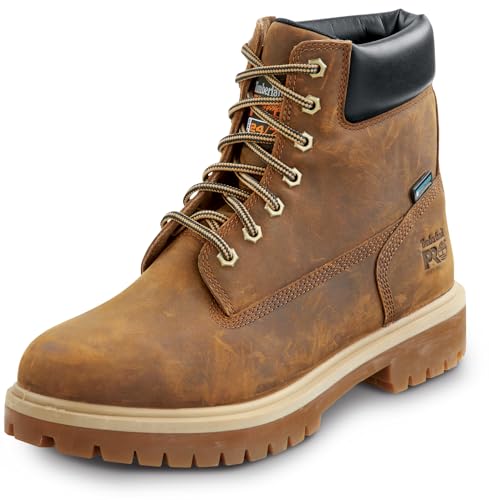 Timberland PRO 6IN Direct Attach, Men's, Earth Bandit, Soft Toe, EH, WP/Insulated, MaxTRAX Slip-Resistant Work Boot (10.5 M)