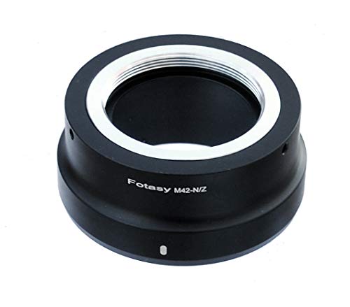 Fotasy Adjustable M42 Lens to Nikkor Z Mount Adapter, M42 Z Mount, fits M42 42mm Screw Mount Helios Lense, Compatible with Nikon Z Mount Mirrorless Camera Z30 Z50 Z5 Z6 Z7 Z6II Z7II z fc Z9