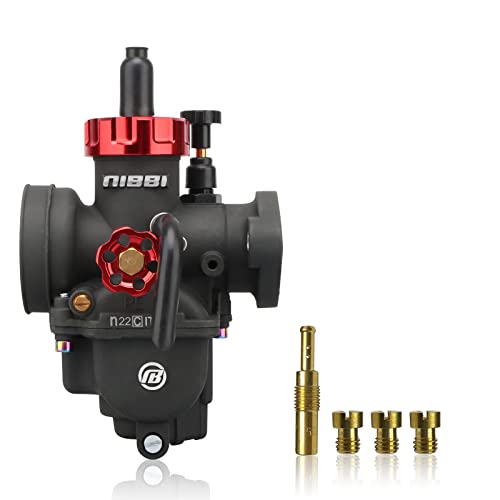 NIBBI Carburetor PE22mm, Fits 125cc 130cc 140cc Flange Motorcycle Engines, With Main Pilot jet, fits for Apollo RFZ125 SSR125 GY6 ATV Pit Dirt bike Taotao Predator212
