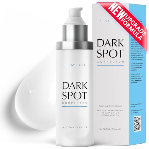 EnaSkin Dark Spot Remover Face & Body Serum: Age Spot Sun Spot Freckles Melasma Brown Spot - Advanced Formula with Niacinamide for Women and Men (1.0 Fl Oz)