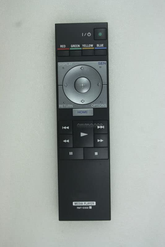 Replace Remote Control Work for AC/TV/AV RMT-D302 Remote Control for Sony SMP-N200 SMP-NX20 Streaming Media Player