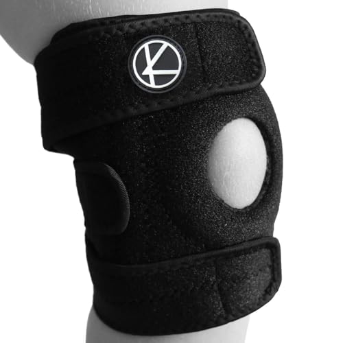 KARM Kids Knee Brace for Knee Pain Support - Osgood Schlatter Knee Brace Youth, MCL, Sports, Meniscus Tear. Child Knee Brace Support for Boys, Girls (Black)