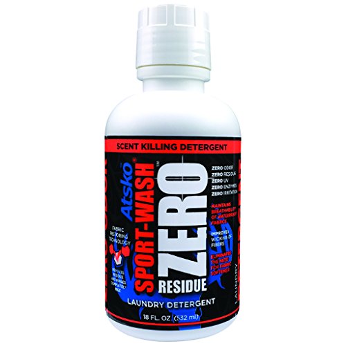 Atsko 1338Z Zero Sport-Wash Laundry Detergent 18 fl oz bottle, Black