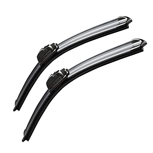 MOTIUM OEM QUALITY Premium All-Season Windshield Wiper Blades (22'+22' pair for front windshield)