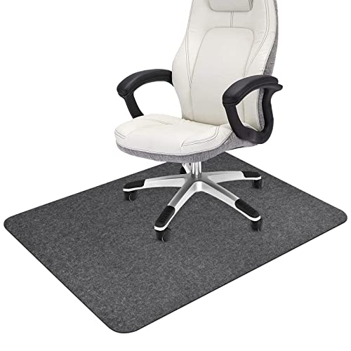 Placoot Office Chair Mat for Hardwood Floor, 55'x35' Computer Chair Mat, Desk Chair Mat, Large Anti-Slip Floor Protector for Home Office