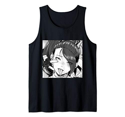 Ecchi Otaku Hentai Waifu Ahegao Girl Manga Anime Tank Top