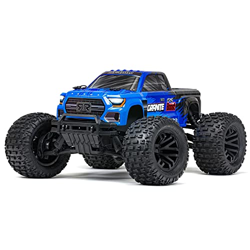 ARRMA RC Truck 1/10 Granite 4X2 Boost MEGA 550 Brushed Monster Truck RTR (Batteries and Charger Not Included), Blue, ARA4102V4T2