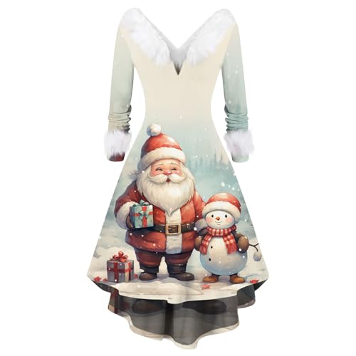 Generic Country Dresses to Wear with Boots Dresses for Women 2023 Sexy Curvy Dresses for Women Fall Wedding Dresses Winter Party Dress Royal Blue Dress（5-Red,X-Large）