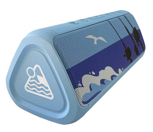 OontZ Angle 3 Pro Boat Waterproof Bluetooth Speaker, 21 Watts, Exceptional Sound & Bass, 100 Ft Wireless Range, Play 2, 3 or 4 Speakers Together, OontZ App, Bluetooth Speakers (H2O)