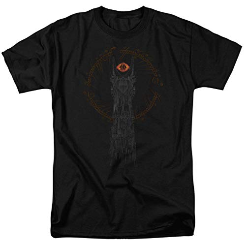 Lord of The Rings Tower of Sauron Eye T Shirt & Stickers A. Black X-Large