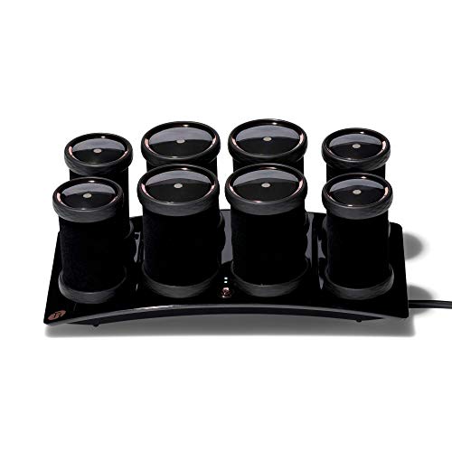 T3 - Volumizing Hot Rollers LUXE | Premium Hair Curler Set for Long Lasting Volume, Body & Shine | Set of 8-4 XL (1.75') & 4 Large (1.5”)
