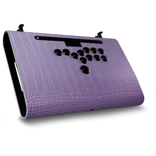 Gaming Skin Compatible with Victrix Pro FS-12 - Purple Gator Skin - Premium 3M Vinyl Protective Wrap Decal Cover - Easy to Apply | Crafted in The USA by MightySkins
