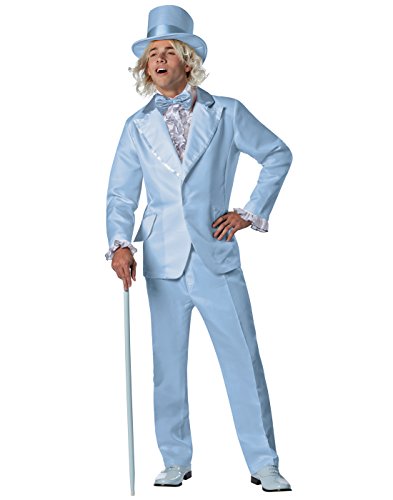 Rasta Imposta Dumb and Dumber Harry Dunne Tuxedo Costume, Blue, One Size