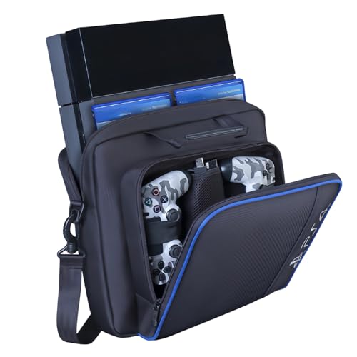 Yoidesu Playstation 4 Portable Protective Shoulder Bag Handbag ps4 Bag Travel Carry Case Waterproof Shockproof Travel Handbag for PS4