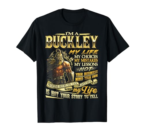 BUCKLEY Family Name, BUCKLEY Last Name Team T-Shirt