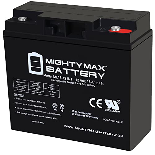 Mighty Max Battery 12V 18AH INT Battery Replacement for Troy-Bilt 7000 Watt XP Generator