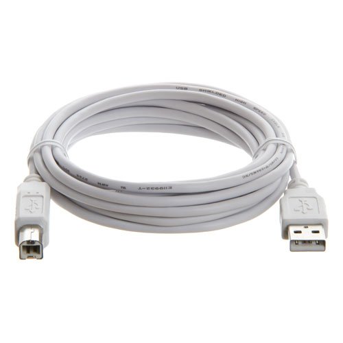 Focupix USB 2.0 A Male to B Male Cable - 15FT (Beige)
