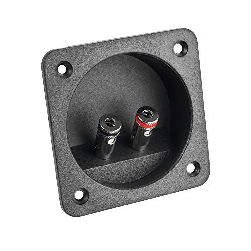 NVX NBTERM2 Square Push Style Outer Design Terminal Cups with Chrome-Plated Contacts