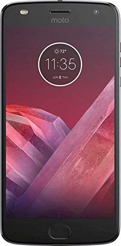 Moto Z2 Play - 32GB - 5.5in Full HD, GSM/CDMA Factory Unlocked (AT&T/Sprint/T-Mobile/Verizon) - XT1710-01 Lunar Gray (Renewed)