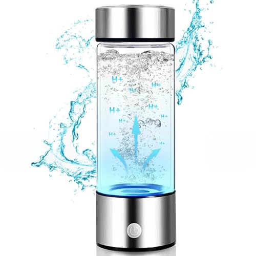 Fiudiry Hydrogen Water Generator Bottle - A Portable Health Boosting Waterionizer Generator with SPE PEM Technology
