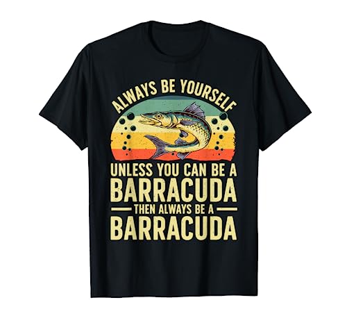 Funny Barracuda Design For Men Women Barracuda Fish Lovers T-Shirt