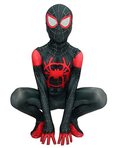 Riekinc Superhero Jumpsuit Boys Bodysuit Halloween Cosplay Costumes Boy XL