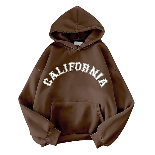 eguiwyn Womens Sweatshirt Hoodies Letter Print,hot pink top,pink flannel,ladies sun sweatshirtes sale clearance,cute workout clothes,clearance swimsuits for women,slim fit t shirts for women