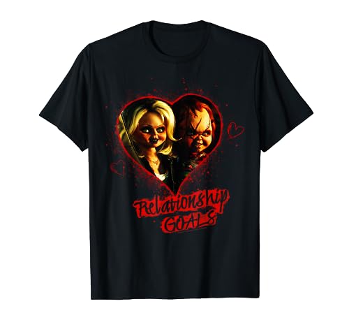 Child's Play Chucky And Tiffany Relationship Goals Short Sleeve T-Shirt