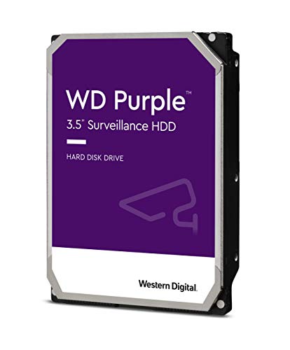 Western Digital 4TB WD Purple Surveillance Internal Hard Drive HDD - SATA 6 Gb/s, 64 MB Cache, 3.5' - WD40PURZ