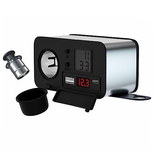 Veemoon Motorcycle Charger Lighter USB Charger for Cellphone Motorbike Charger Waterproof USB Charger Motorbike Power Adapter 12v USB Charger USB Charger with