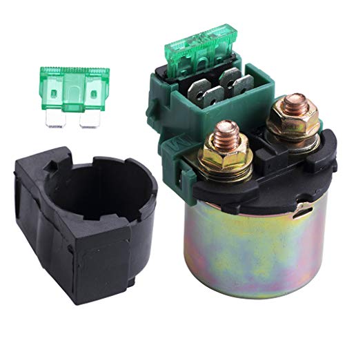 CNCMOTOK Starter Relay Solenoid for Kawasaki Bayou 220 KLF220 1988-2002 Bayou 250 KLF250 2003-2010 KLX650 1993-1996 Vulcan 800 1996-2005 Honda VT750C Shadow 2000 Suzuki GSXR750 1993 ATV Scooter