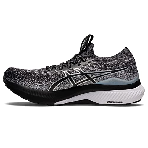 ASICS Men's Gel-Kayano 29 Mesh Knit Running Shoes, 10, White/Black
