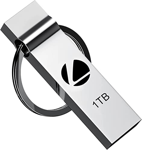 Lucktiger 1TB USB Flash Drive | Waterproof Large Data Storage USB Memory Stick | High Speed Portable Jump Drive Pen Drive Flash Drive Come with Keychain