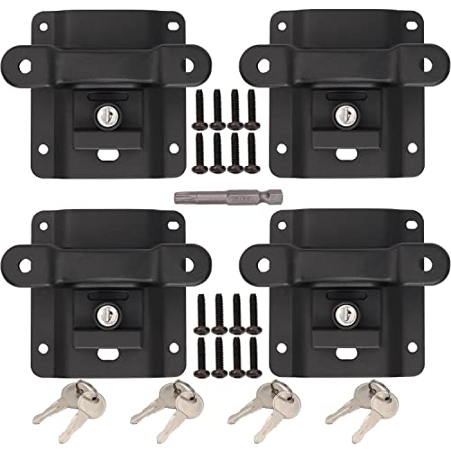 Mardarth Tie Down Anchors Cleats Bed Compatible with 2015-2021 F150 F250 F350 Box Link Tie Downs with Tie Down Plates Brackets