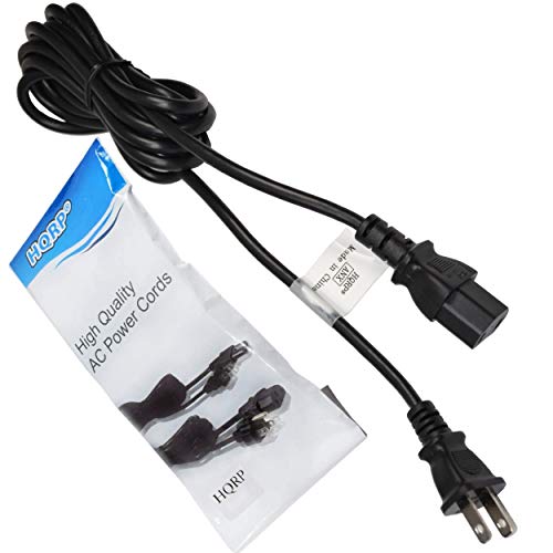 HQRP 10ft AC Power Cord Compatible with Yamaha HTR-5790, HTR-5990, HTR-6090, Rx-a720 Receiver Mains Cable, UL Listed