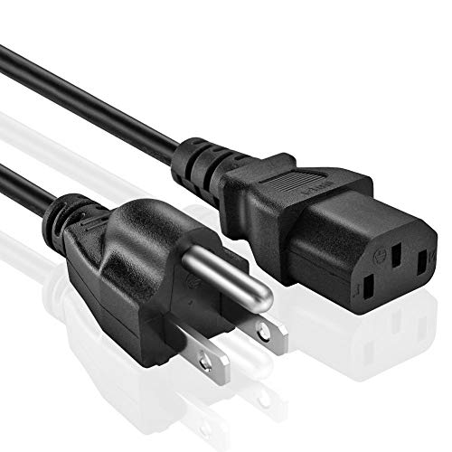 [UL Listed] OMNIHIL 8 Feet Long AC Power Cord Compatible with Behringer Thunderbird BX108 Bass Amp