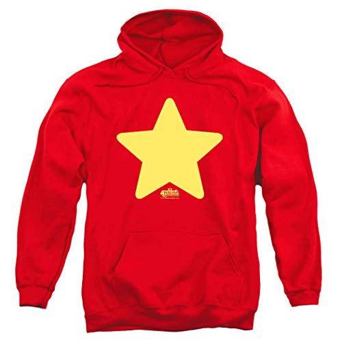 Steven Universe Star Cartoon Network Pullover Hoodie Sweatshirt & Stickers (XX-Large)