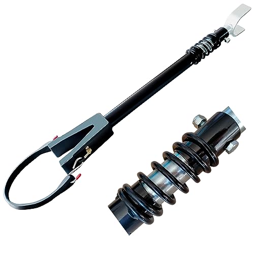 HILILON Transom Saver for Outboard Motor - Adjustable Motor Support Bracket with Shock Absorption, Hot-Dip Galvanized and Powder-Coated Rust Prevention, Wide Compatibility for Boat Trailers