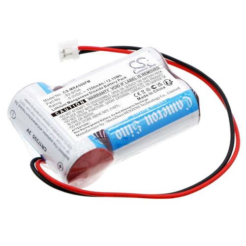 FYIOGXG Cameron Sino Battery for McMurdo A5, A5G, E5, E5 smartfind 406 Epirb, G5, Smartfind 406 Epirb; SE406-II, SGE406-II PN:McMurdo 82-939D, 82-970A 1350mAh / 12.15Wh