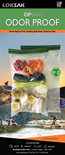 LOKSAK - OPSAK Reusable Storage Bags - 12' x 20' (2 Pack)