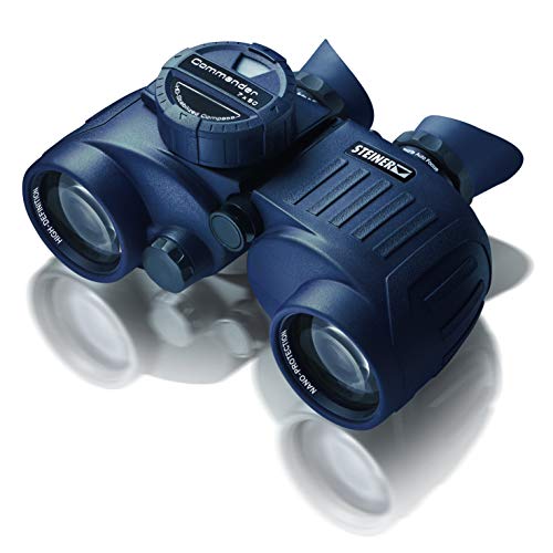 Steiner Commander Series 7x50 Marine Binoculars, Performance Marine Optics to Navigate Low Light or Fog, with Compass
